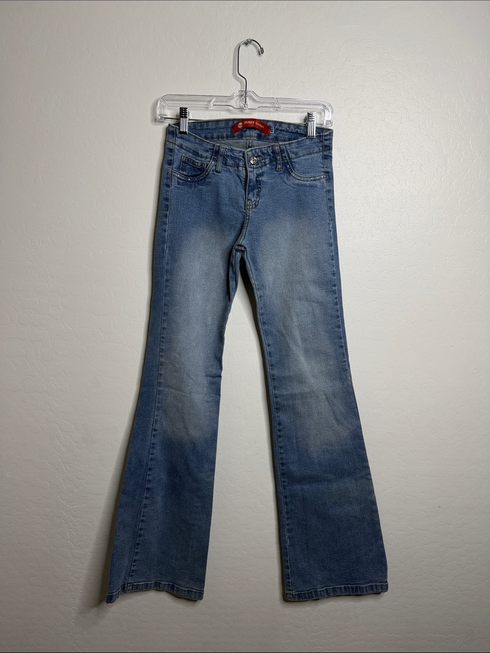 Crazy Daisy Light Blue Wide Leg Jeans